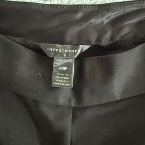 Investments Classic Black Pants